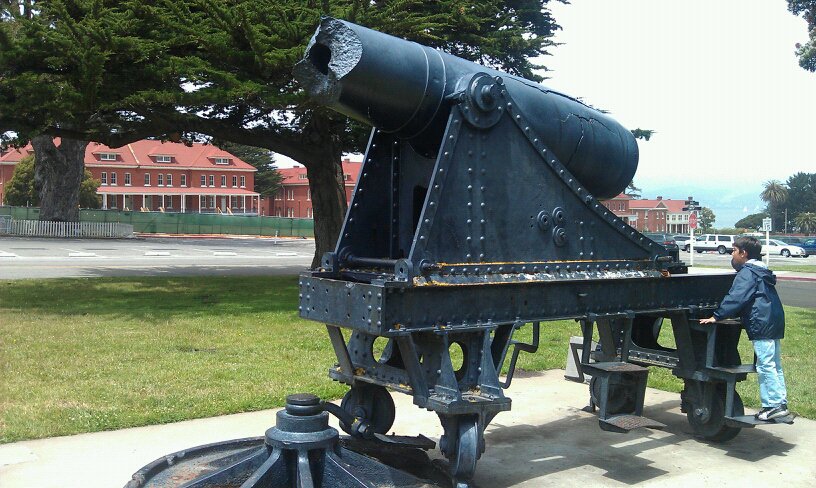 Destroyed Cannon Photo